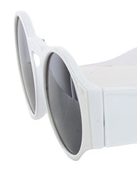White Round Lens Sunglasses