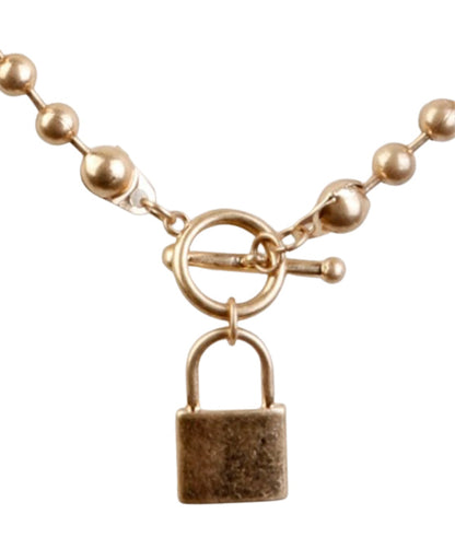 Charm Lock Necklace