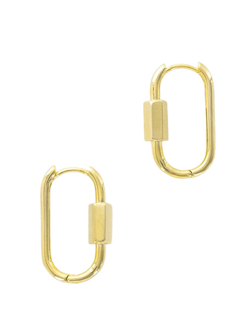 Link Gold Earrings